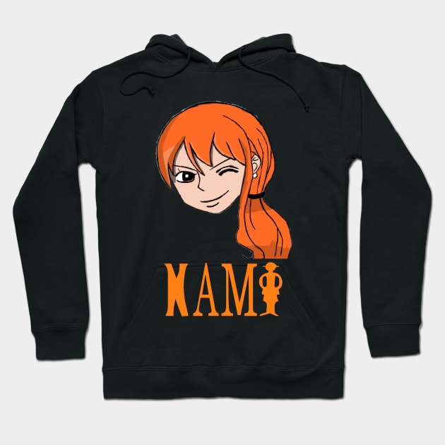 Nami one piece tee Hoodie by savyon64